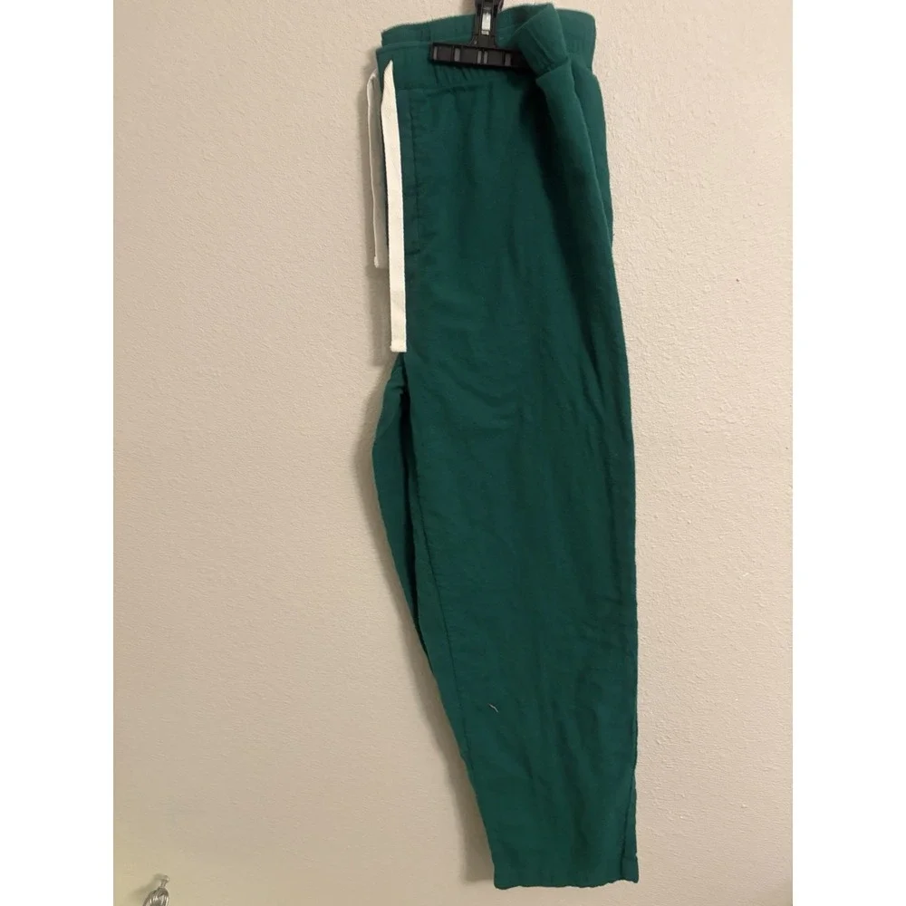 Fruit of the Loom Mens Flannel Pajama Set Hunter Green XL Sleepwear 2-Piece New